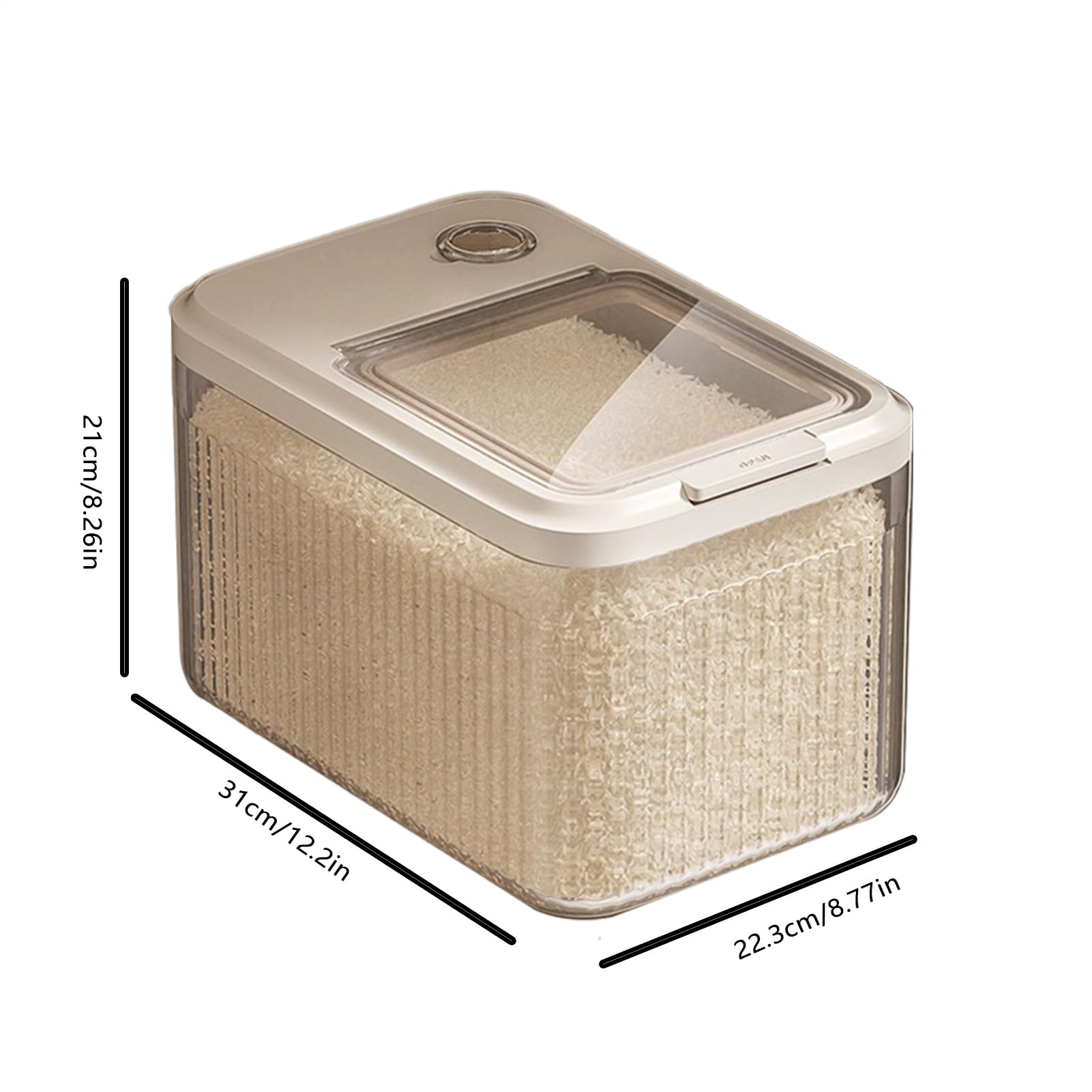Contenitore Per Cibo Canino Dispenser Snack Ermetico E Resistente Alle | Contenitore Ermetico Cibo Cani per Gatto, Cucciolo, Topo, Riso, Cereali, Farina, Soia, Cucina, Dispensa, Casa, F
