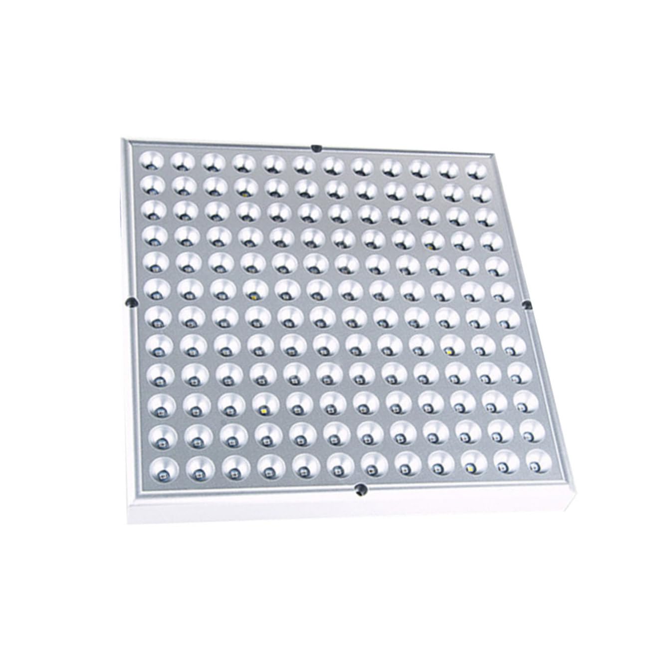 Lampada per Piante LED 45w Full Spectrum per Coltivazione Indoor e Serra Distribuzione Uniforme della Luce e Plastica Argento per Fiori e Succulente