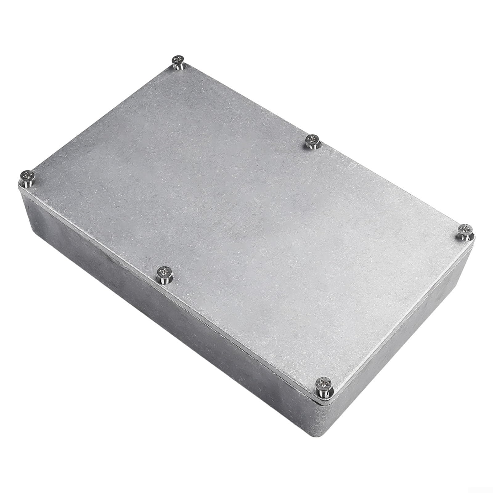 Jotekonoby Aluminum Enclosure Box Metal Electronic Project Case Instrument Housing Silver Die-Cast With Screws IP54 Protection For Electrical Equipment(1590DD（188x120x37mm）)