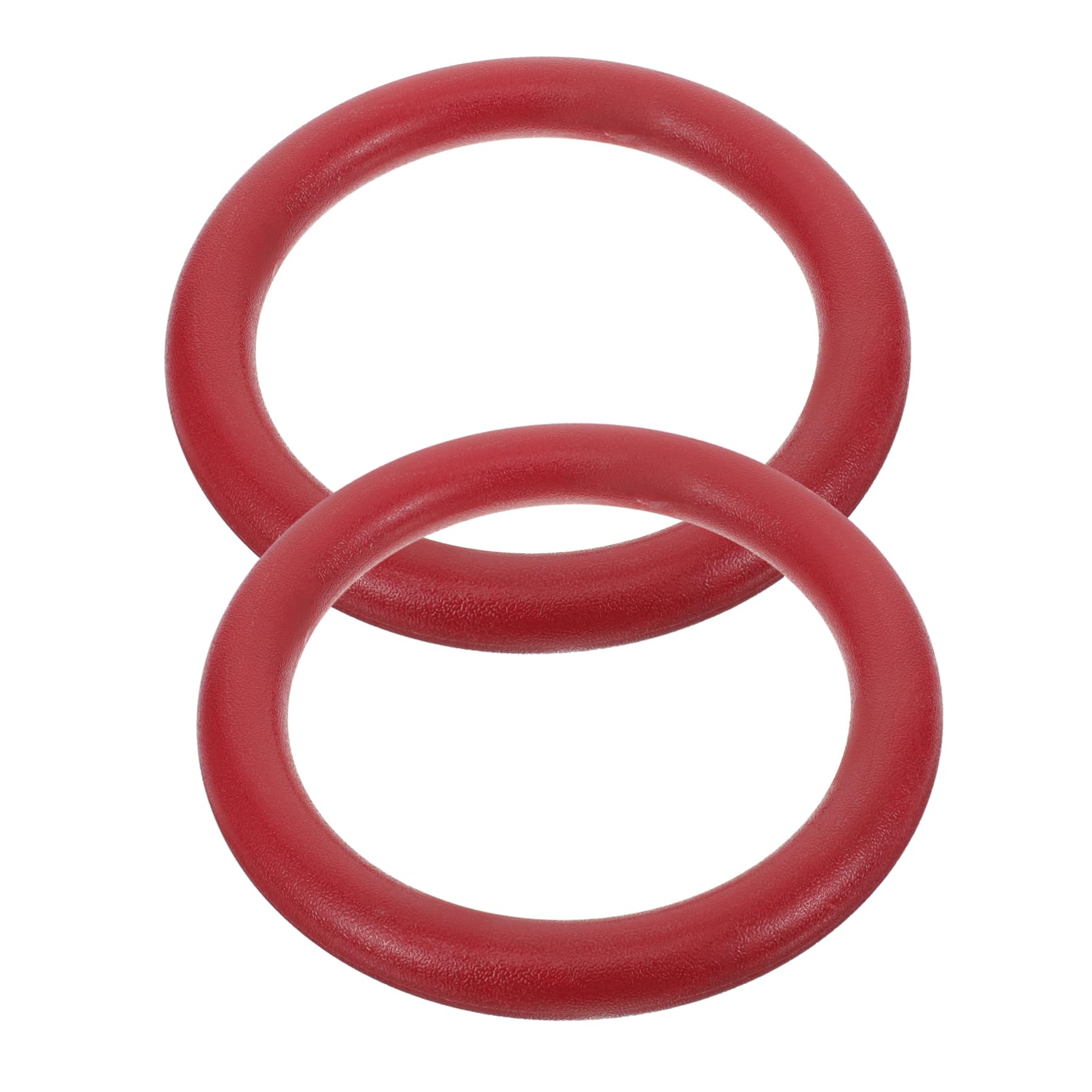 Mikikit 2Pcs Heavy Duty Gymnastics Rings Durable Fitness Rings for Workouts Non Slip Design for Safe Exercise for Strength Training and Entertainment