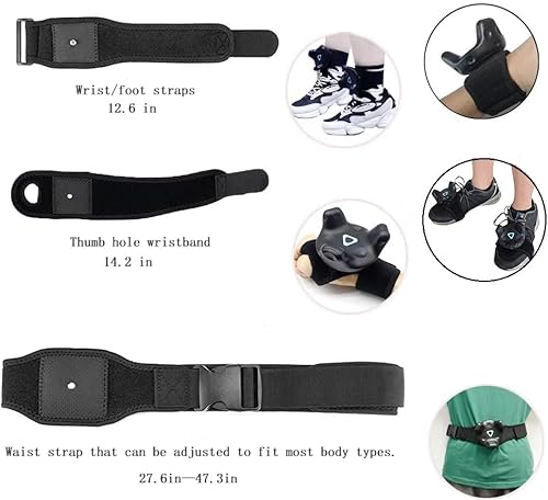 Miniatura 3 de HTC Vive Full Body Tracker Strap, Tracker Fixed Strap, Waist Belt, Hand and Foot Strap, 1 for Virtual Reality, 2 Hand Bowl Straps,2 Palm Strap