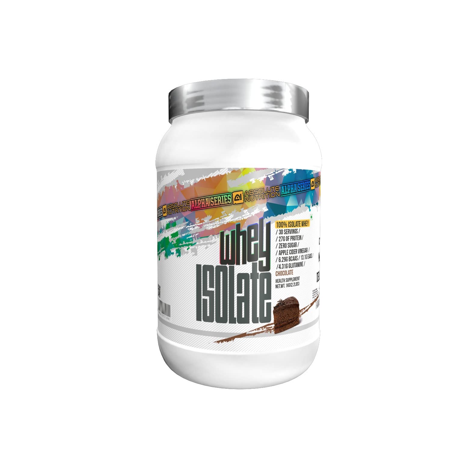 Absolute Nutrition’s Alpha Whey Isolate Protein 1 KG (Chocolate Paradise), 100% Whey Protein Isolate, 27g protein, Improves Strength Muscle Recovery, Dope Free,Gluten Free, Zero Sugar-image-27