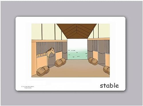 Miniatura 5 de Farm Flashcards en inglés con tarjetas de juego de bingo a juego en un solo juego – Tarjetas de vocabulario para bebés, niños, niños y niños –