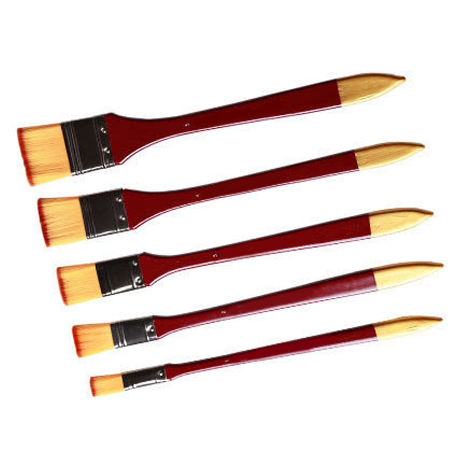 Pinceau Plat N°12 Pour Peinture Acrylique, Huile, Gouache Et Plus