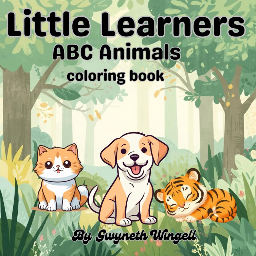Little Learners: ABC animals Coloring book