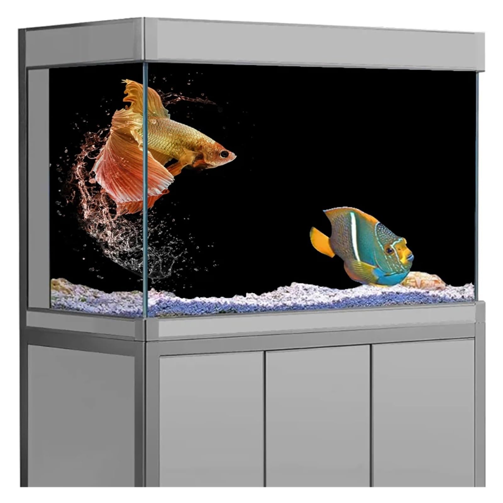 Fond D'aquarium Autocollant de Fond d'aquarium, décoration d'aquarium, Papier Peint Autocollant, arrière-Plan(41x 122cm)