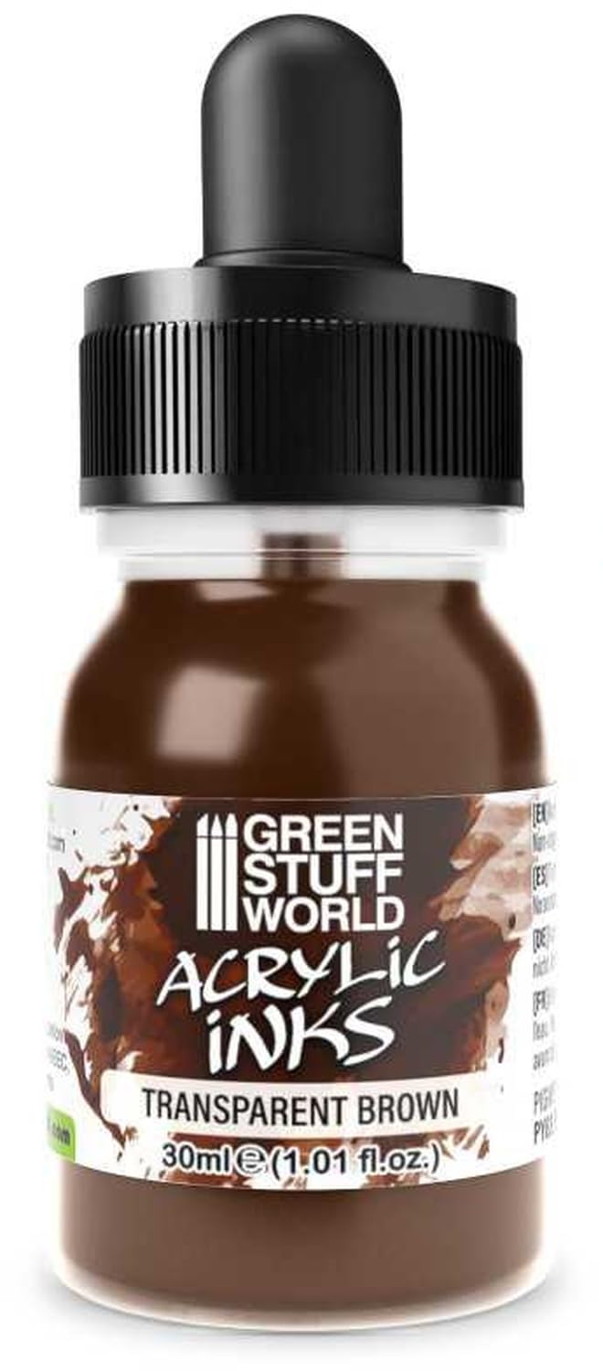 Green Stuff World Brown Transparent Acrylic Inks 30Ml