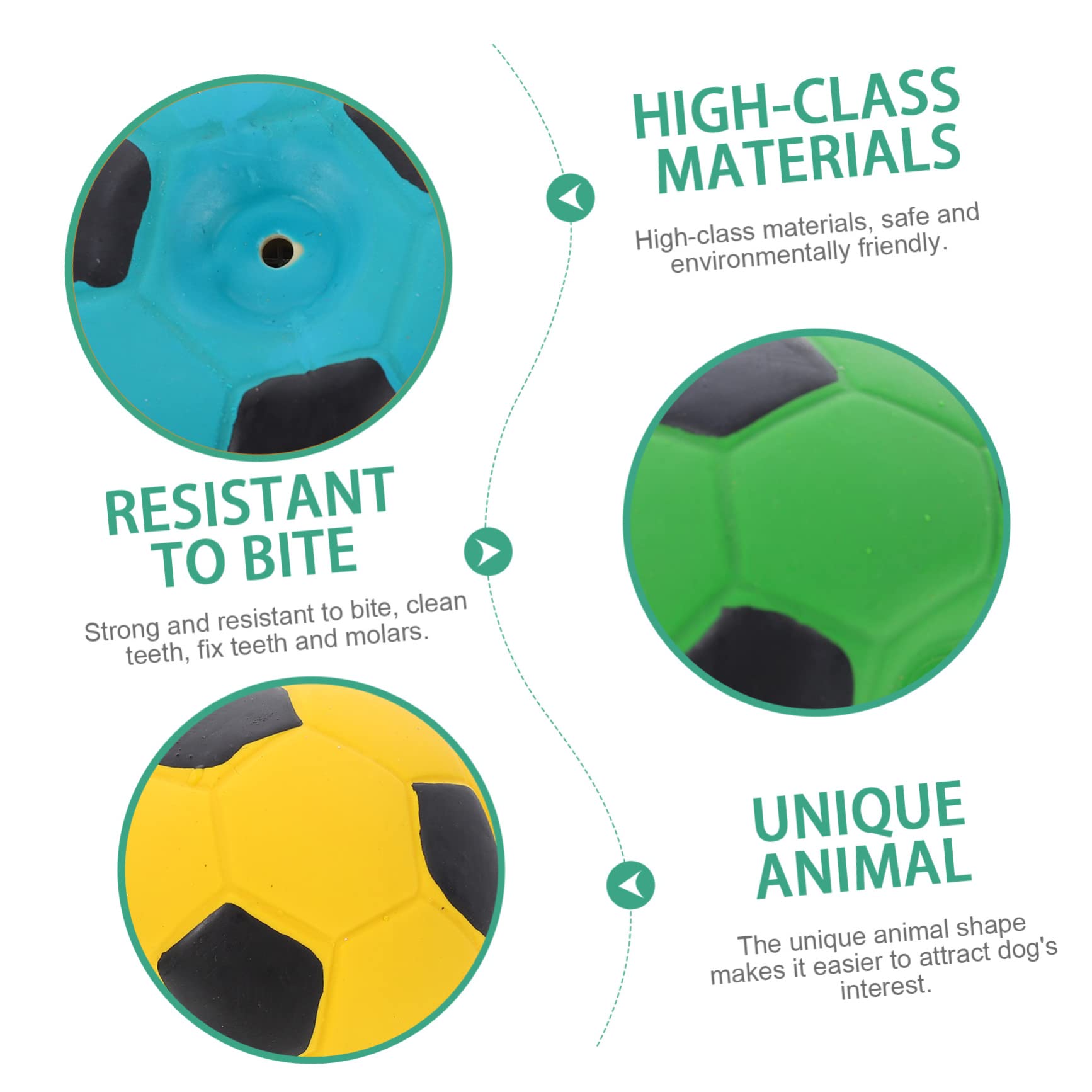 SUPVOX 12piezas Juguetes Interactivos para Perros Balón De Fútbol De para Masticar Juguetes Duraderos y Resistentes para Cachorros para Limpiar Dientes y Entretenimiento