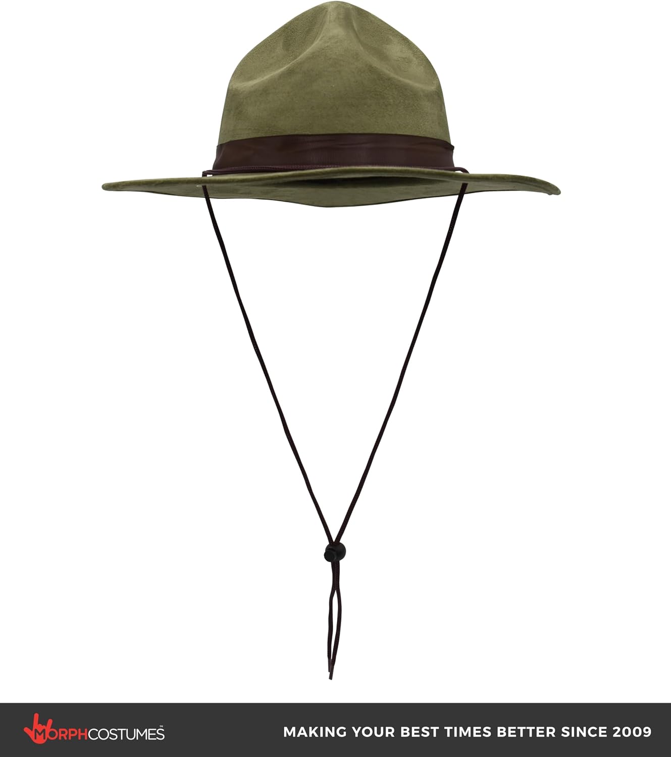 Nicky Bigs Novelties Morph Adult Sergeant Campaign Park Ranger Hat Mountie Trooper Patrol Costume Accessory