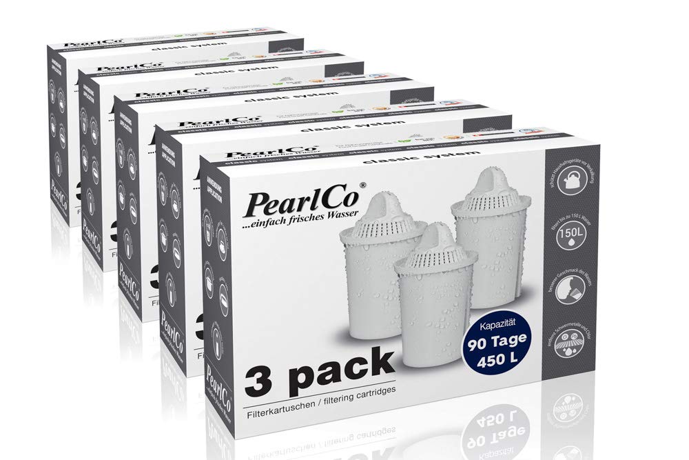 PearlCo Protect+ classic - Para agua dura- Pack 3 filtro de aguas con 1 cartuccia filtrante Universal classic - adatto per Brita Classic — view 16