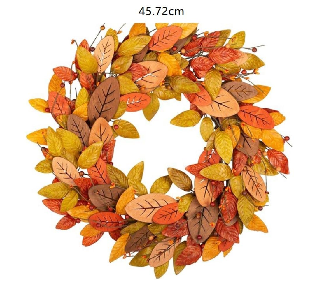 Corona Navidad Guirnalda De Navidad Artificial For Puerta Delantera, Granja, Decoración Interior Y Exterior del Hogar Artificial Decoración