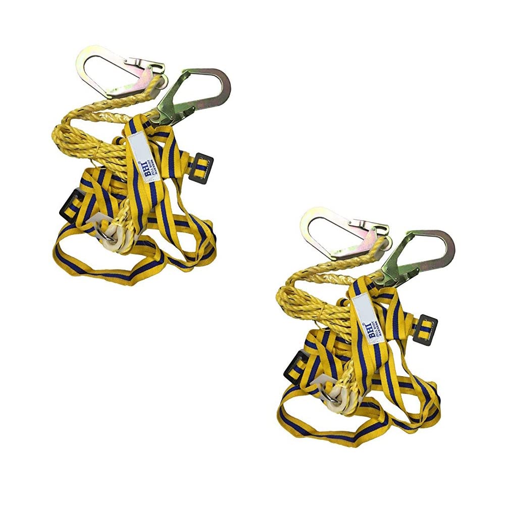 Full Body Double Hook Safety Belt Harness Pack of 2
