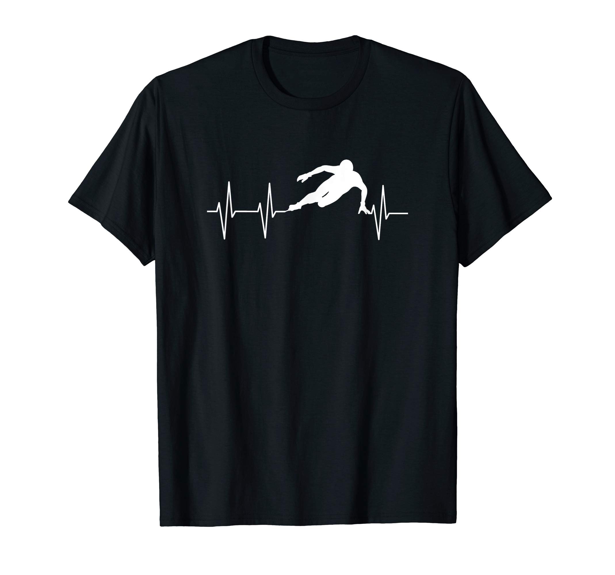 Short Track Speed Skating Heartbeat Frequency T-Shirt