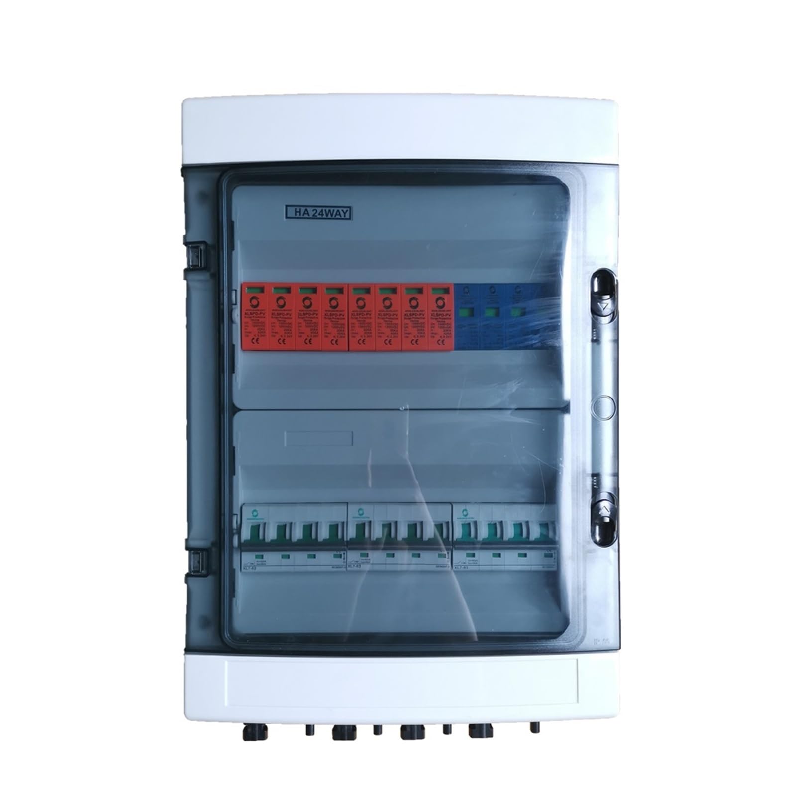 solar combiner box WSDB-PV IP65 1000V DC pv solar combiner box with Solar connector,DC SPD,DC MCB,AC MCB AND AC SPD