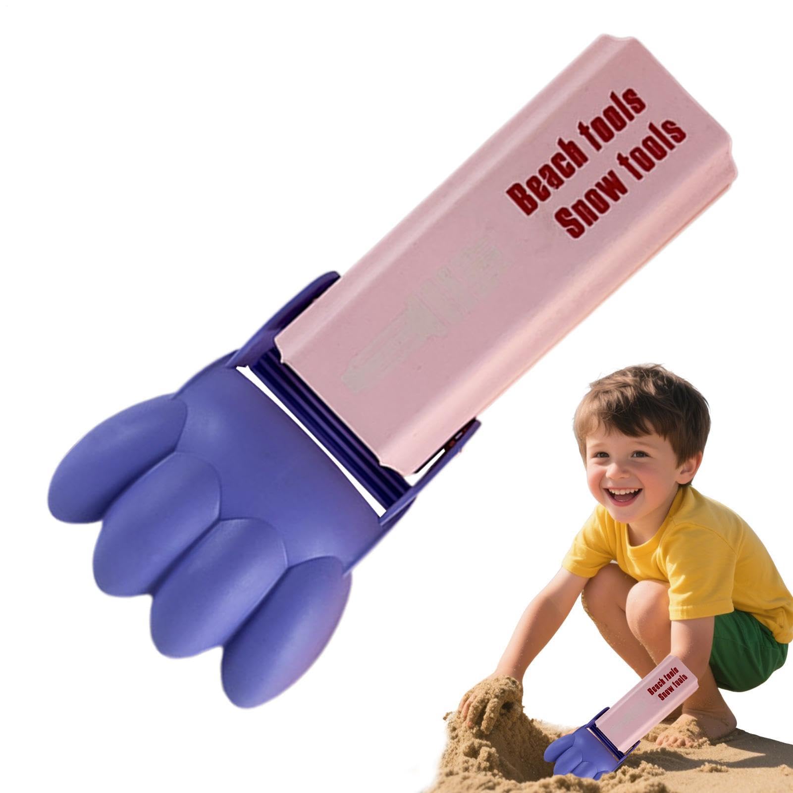 Handheld Sand Excavator For Kids - Hand Guard Digging Arm Toy, Realistic Ergonomic Snow Grabber, Educational STEM Learning Tool | Outdoor Grip Strength Training For Kids Age 3-12 Party