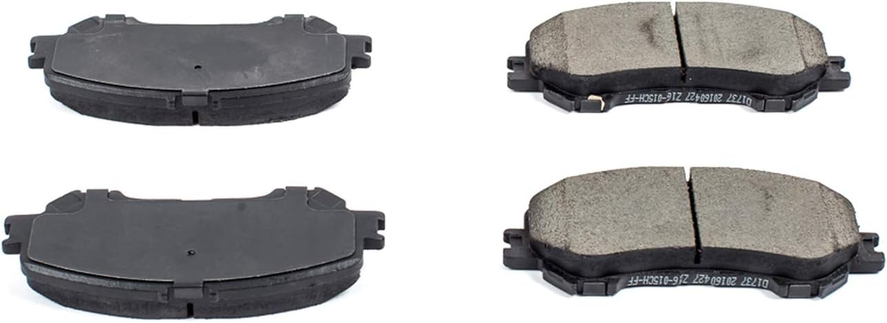 PowerStop Front Brake Pads For Nissan Qashqai 2017-22 |Rogue 2014-20 |Rogue Sport 2017-22 - Z16 Ceramic Brake Pads Replacement, 16-1737