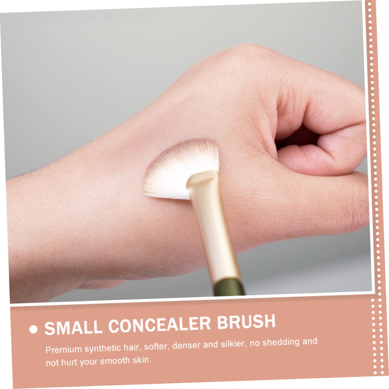 Gogogmee Pro Angled Nose Shadow Brush Set Makeup Brush for Foundation Blush Eye Shadow Nose Contour Non-shedding 4 Pieces