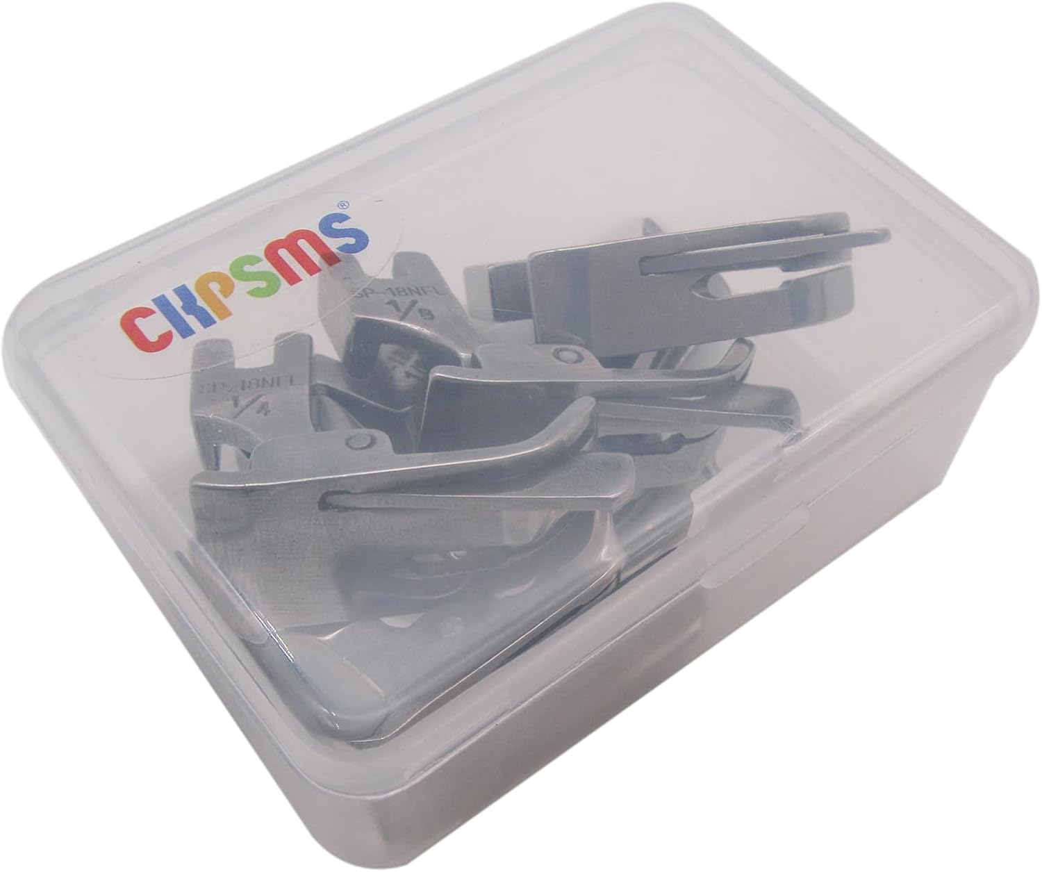 CKPSMS brand - Left And Right Guide Needle Feed Foot #SP18L-NF+SP18R-NF 1/16+1/8+1/4 Compatible with/Replacement for Juki brand DLN-415,DLN-5410,DLN-9010 Brother brand DB2-B790,DB2-B791 Jack brand A6F