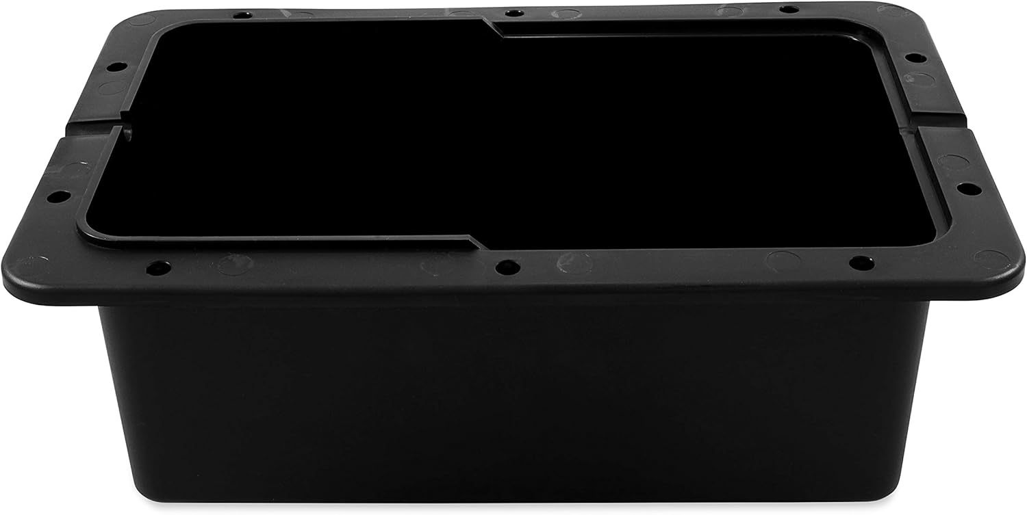 Camco 55371 Vented RV/Marine Battery Box, Standard - Protects Your RV or Marine Battery from Collisions and Contaminants - Holds (1) Group 24 Battery