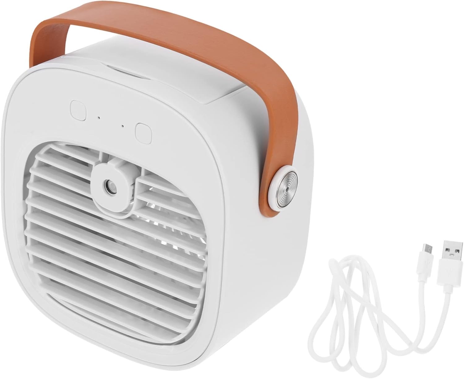 Alipis 1set Usb Rechargeable Table Cooling Fan Speeds Air Cooler for Office Home and Dorm Use Low-noise Design for Better Sleep and Comfort