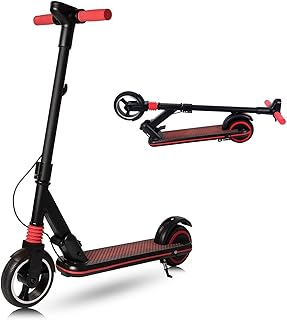 Electric Scooter Foldable, Electric scooter children, electric scooter with LED display, foldable electric scooter, E Scooter Two types of braking, maximum speed 14KM/H, from 6-12 years