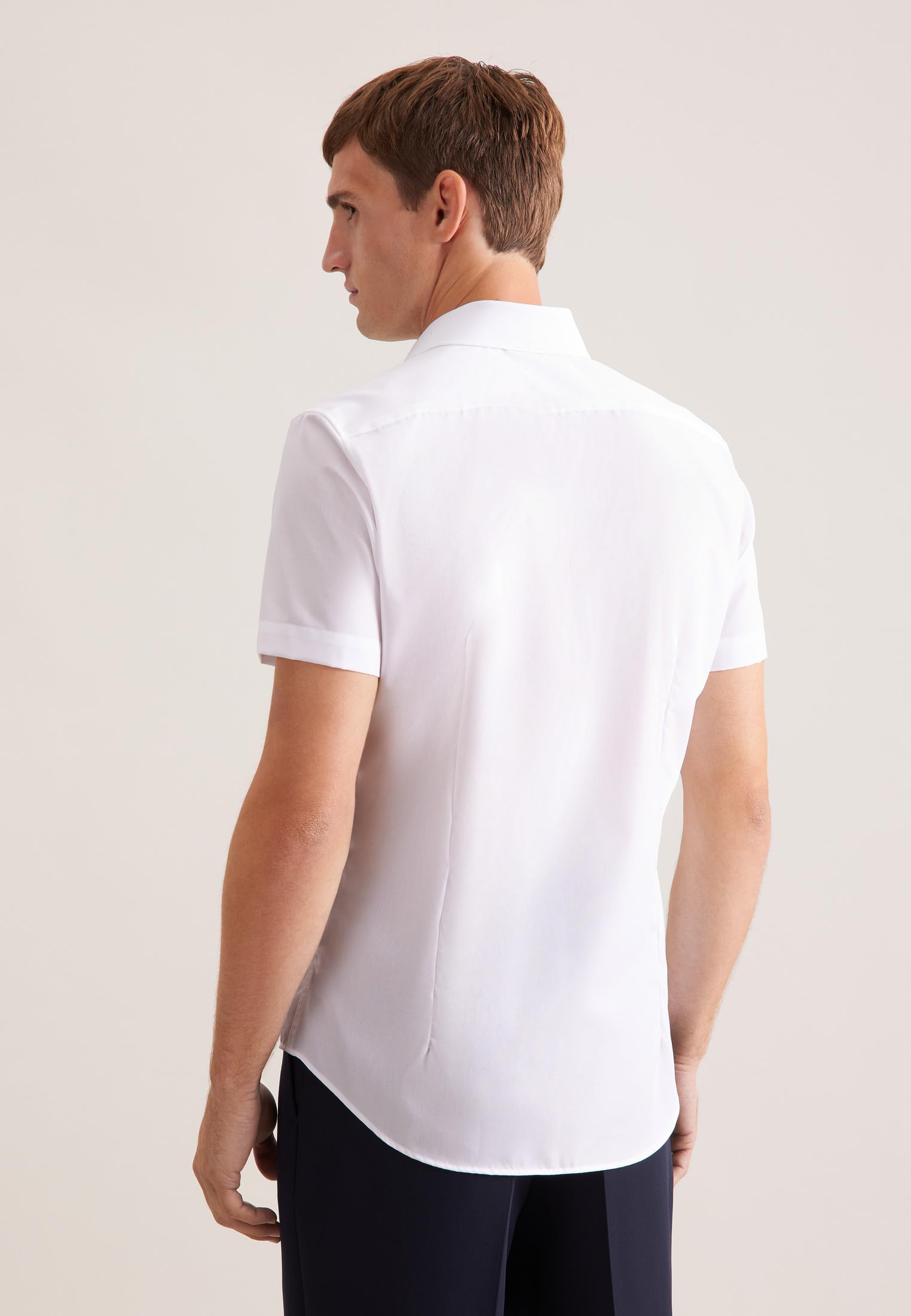 Seidensticker Herren Men Slim Shortsleeve Cotton Businesshemd (1er Pack)