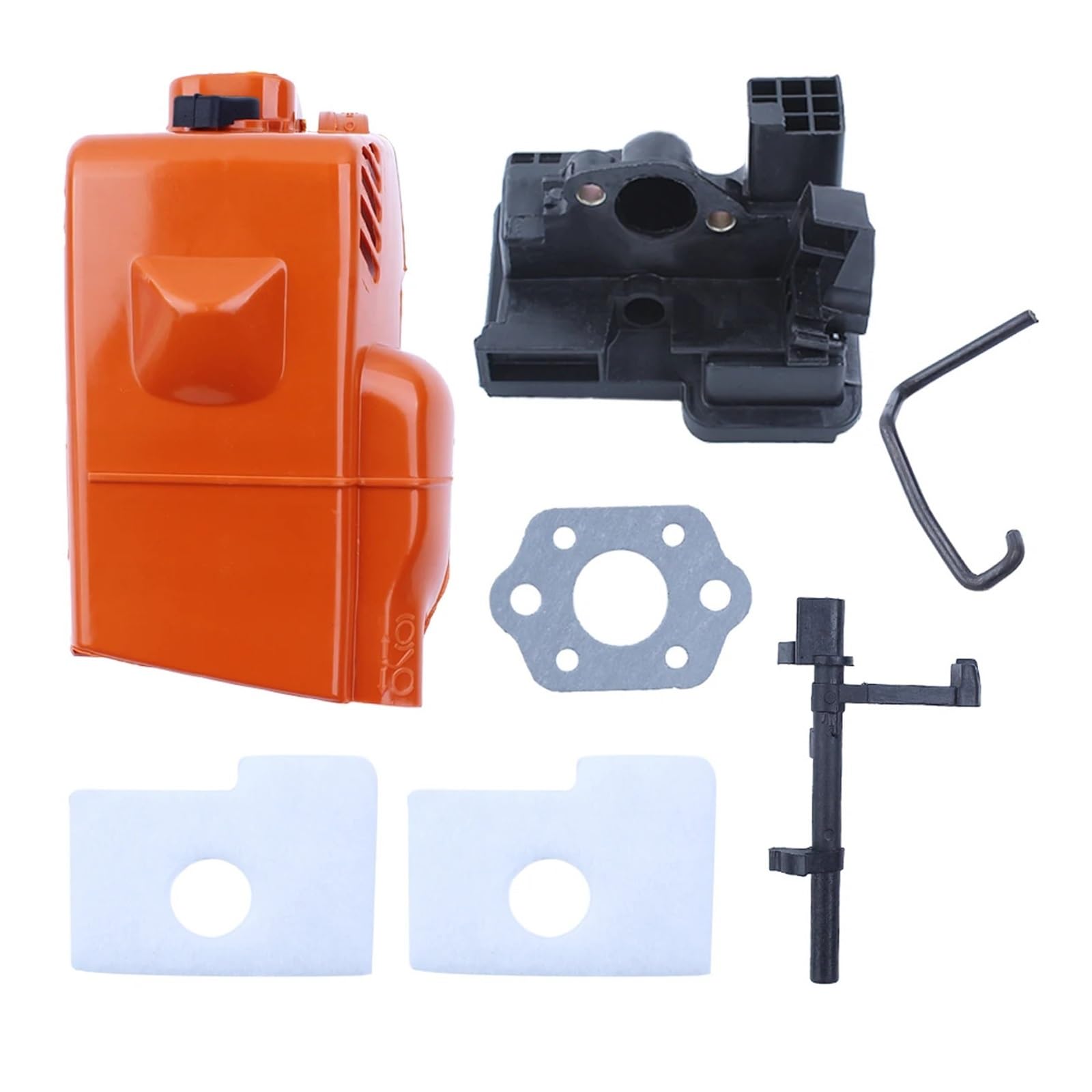 Kit de Filtro de Aire, Adaptador de carburador y Tapa del Cilindro del Motor Superior for Motosierra de Gasolina MS180, MS170, MS 180, 170, 018 y 017.