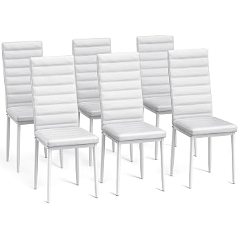 Bealife Dining Chair Set of 2/4/6 Dining Chairs for Kitchen and Dining Room Upholstered Chairs with High Back Modern