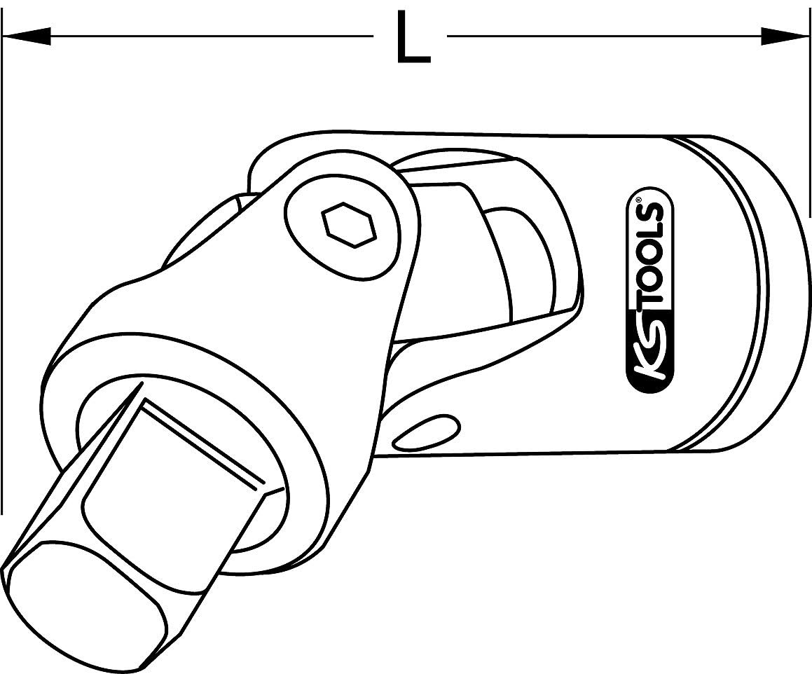 KS Tools 917.1250 Snodo Sferico Power, 1/2"