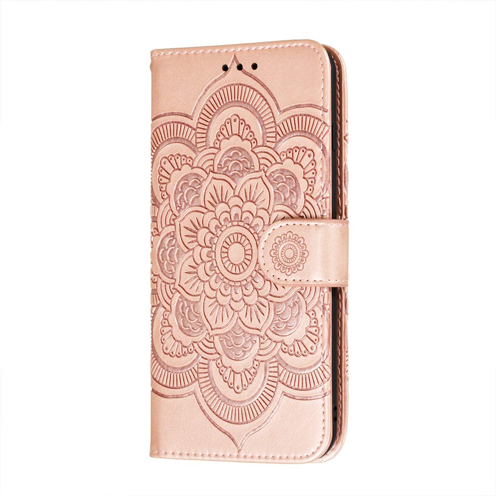 ZTOFERA Custodia a Portafoglio per Huawei P30 Pro, Custodia Protettiva in Pelle PU Custodia Tasca con Cerniera Magnetica Flip Stand Case Cover per Huawei P30 Pro - Verde Menta