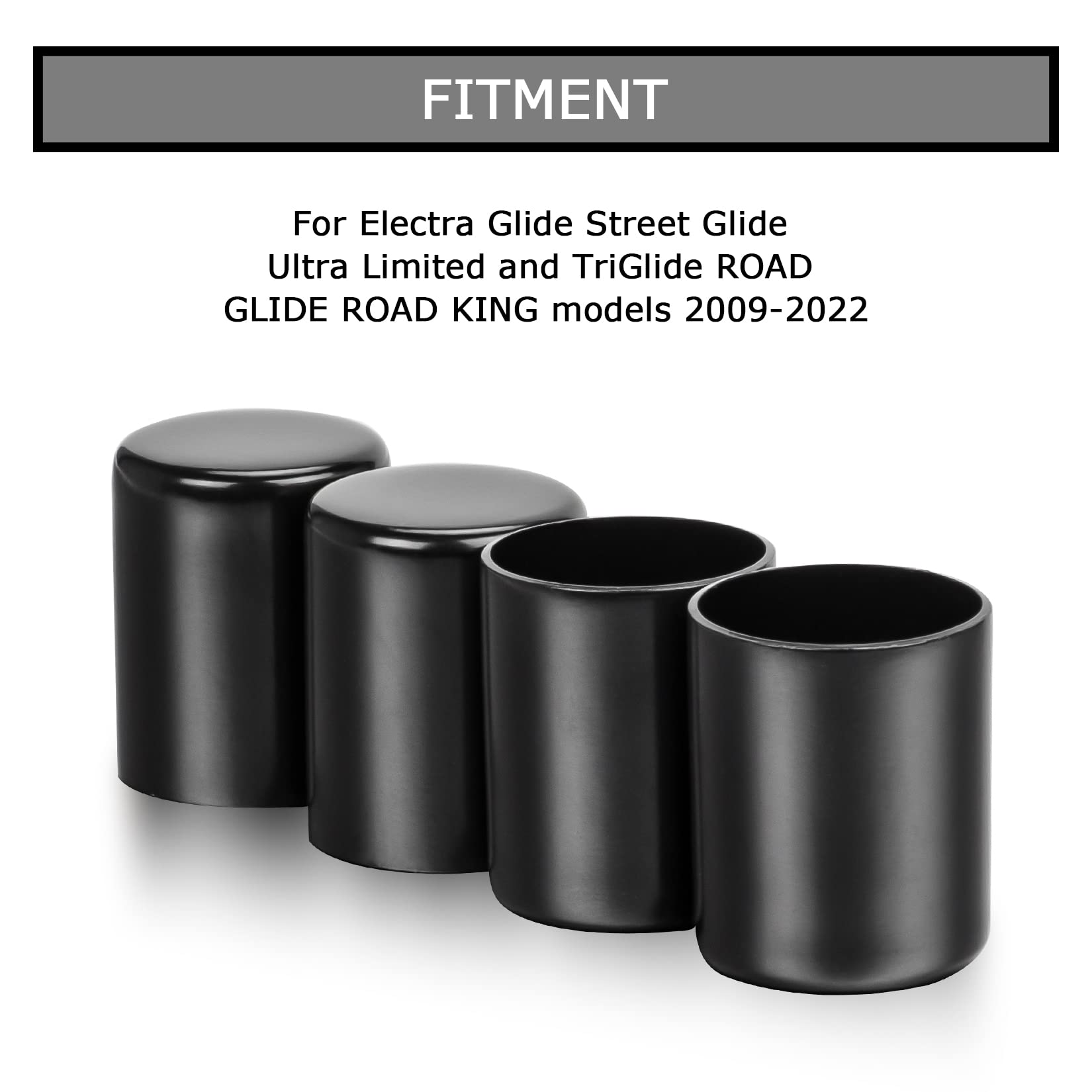 Kit Copertura Hardware Aggancio Per Harley Touring 2009-2020 - Cromato, 4 Pezzi - Foto 7