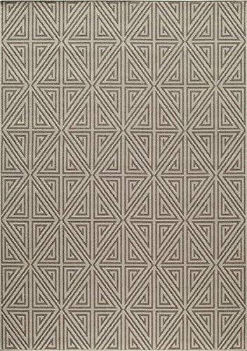 Momeni Rug EGYPTIAN MACHINE MADE BAJ-4 TAUPE 5'-3" X 7'-6" - Area Rugs