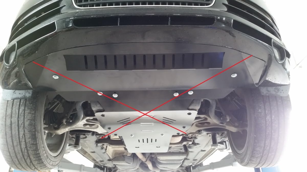 compatibile con Protezione di acciaio per il cambio automat Volkswagen Touareg 7L (2003-2010)