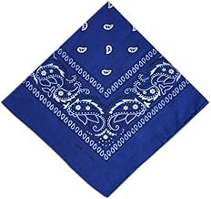PURECITY© Original Paisley Pure Cotton Bandana Scarf Superior Quality – Size 52 cm x 52 cm – New Collection