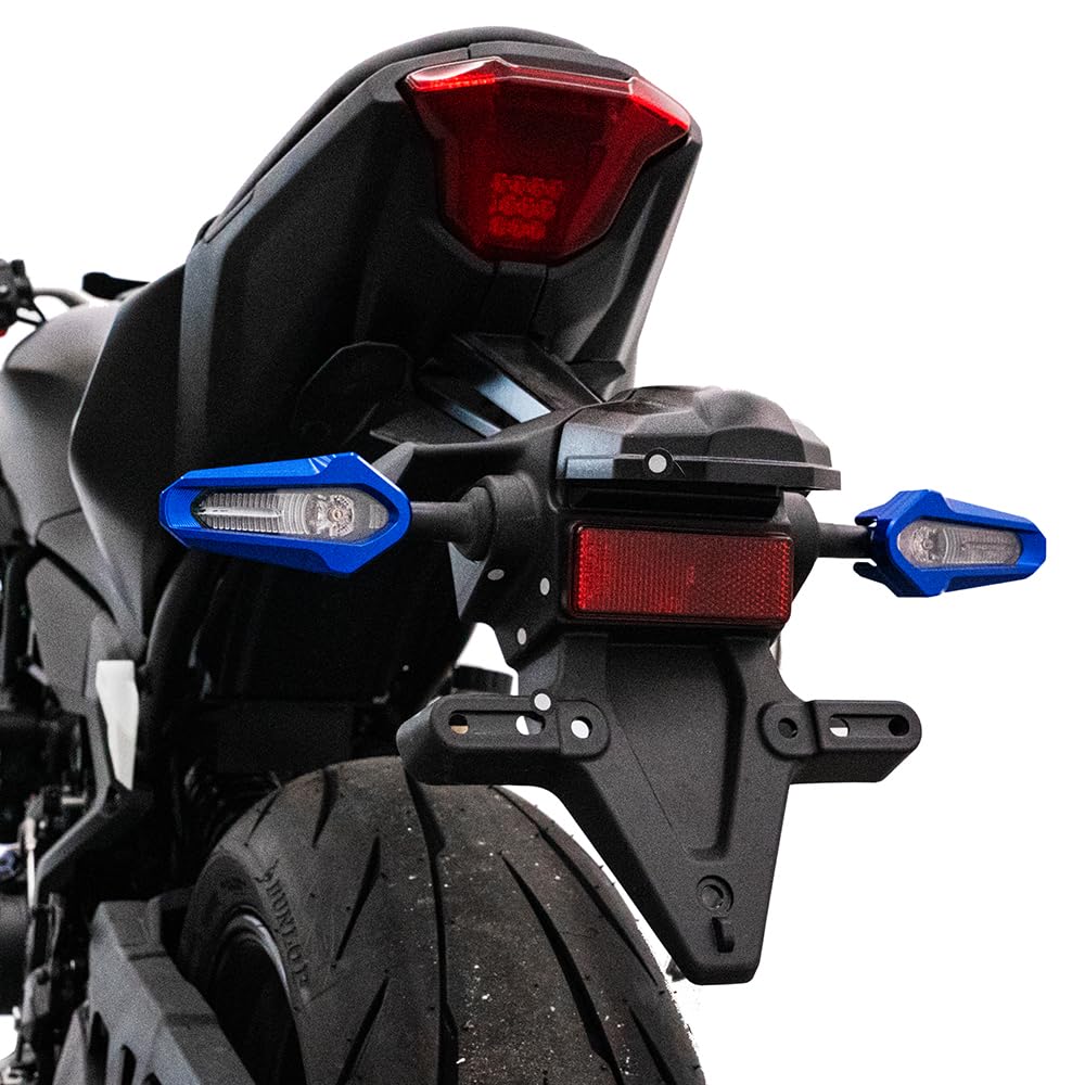 Per YAMAHA MT03 MT07 MT09 FZ07 FZ09 Tenere700 T7 Tracer 7/GT 2024 2025 2026 XSR700 XSR900 Accessori Moto Copertura indicatori anteriore e posteriore Protezione luci indicatori (Blu)