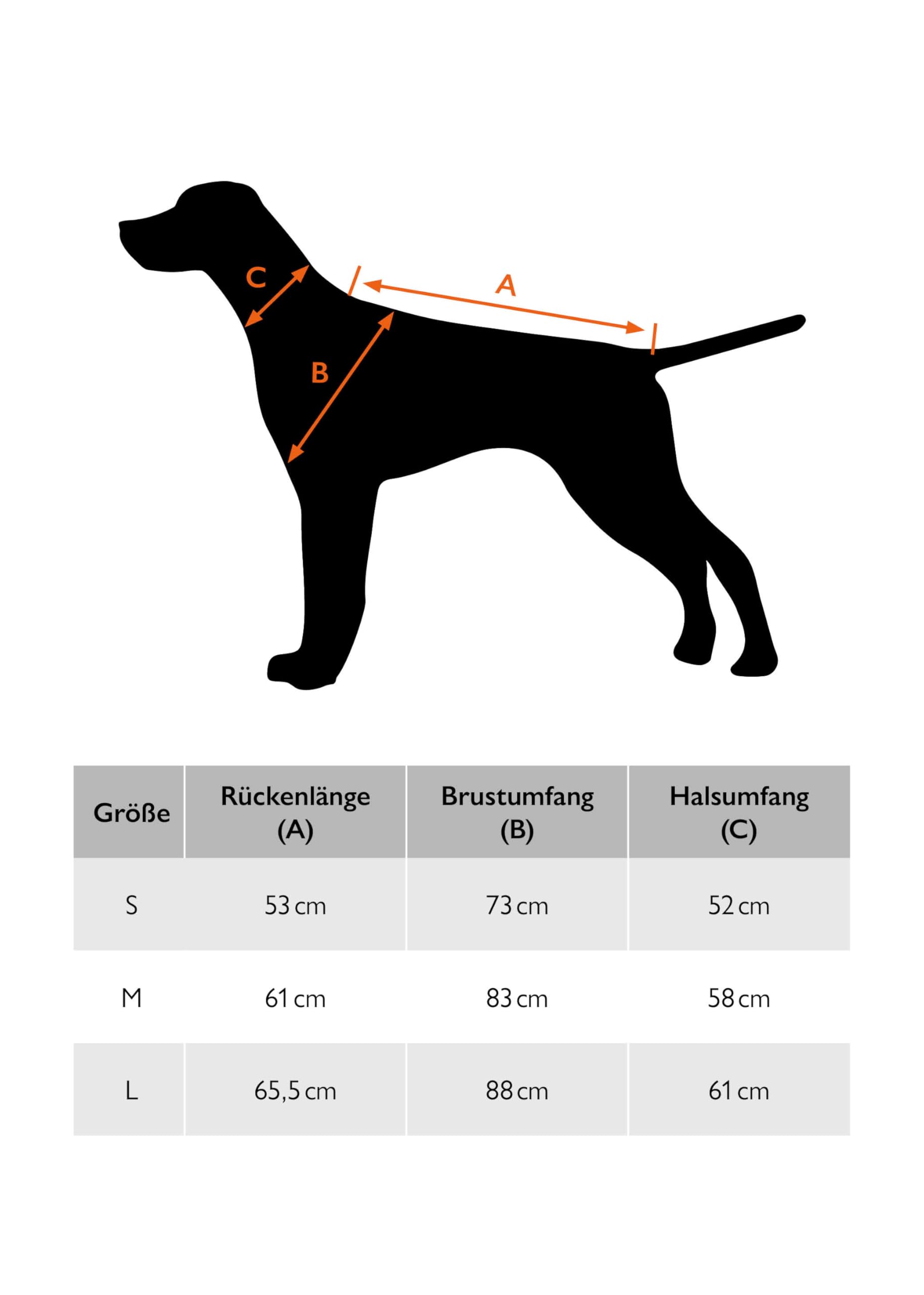 Blaser Hunde-Poncho | Wasserdichter Hundemantel mit Fleece-Futter | Reflektoren & Verstellbarer Bauchgurt | Größen L
