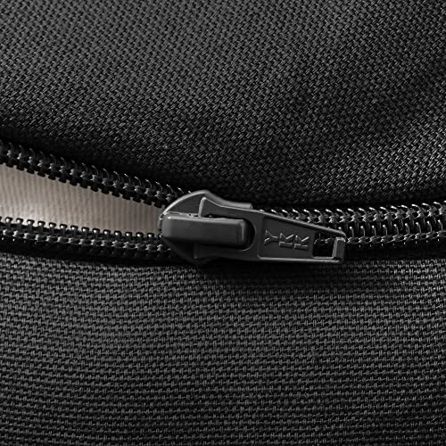 Zafu Meditation Cushion, 15" Round Buckwheat Yoga Pillow with Organic Cotton Cover - Image 5