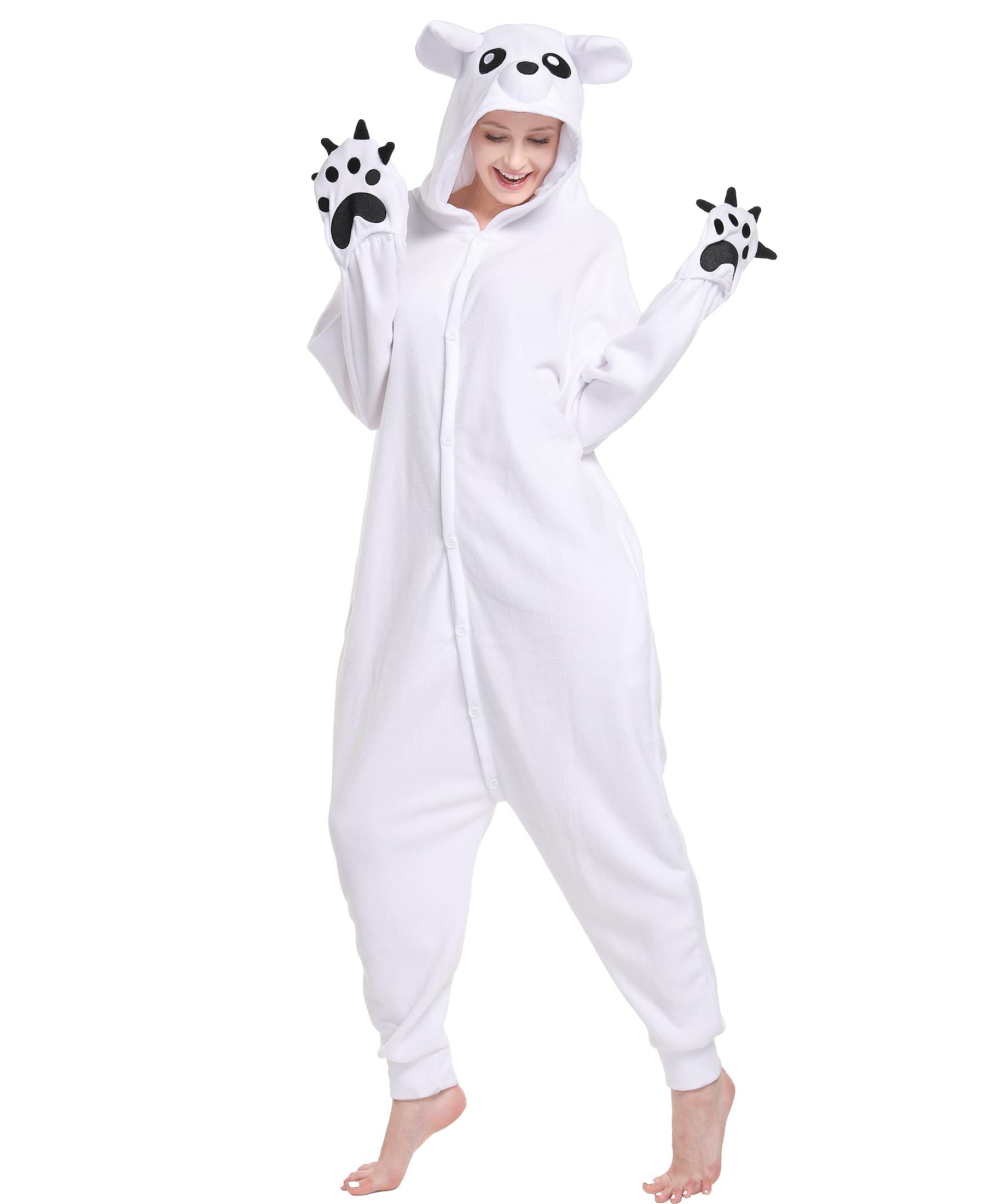 Animal Onesie Polar Bear Onesie Mens Teddy Bear Costume Adult