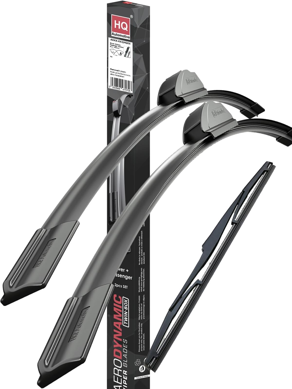 Wiper Blades for Hyundai I20 (2009-2014), Toyota Avensis Wagon (2003-2008) Rav4 (2005-2012) Front Rear Kit, Ad61-421|Hq12F