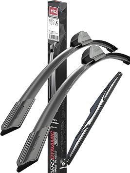 HQ Automotive Wiper Blades for HYUNDAI Santa Fe 2012-onwards, Front Rear Kit 3pcs, model AD41-621|HQ14G