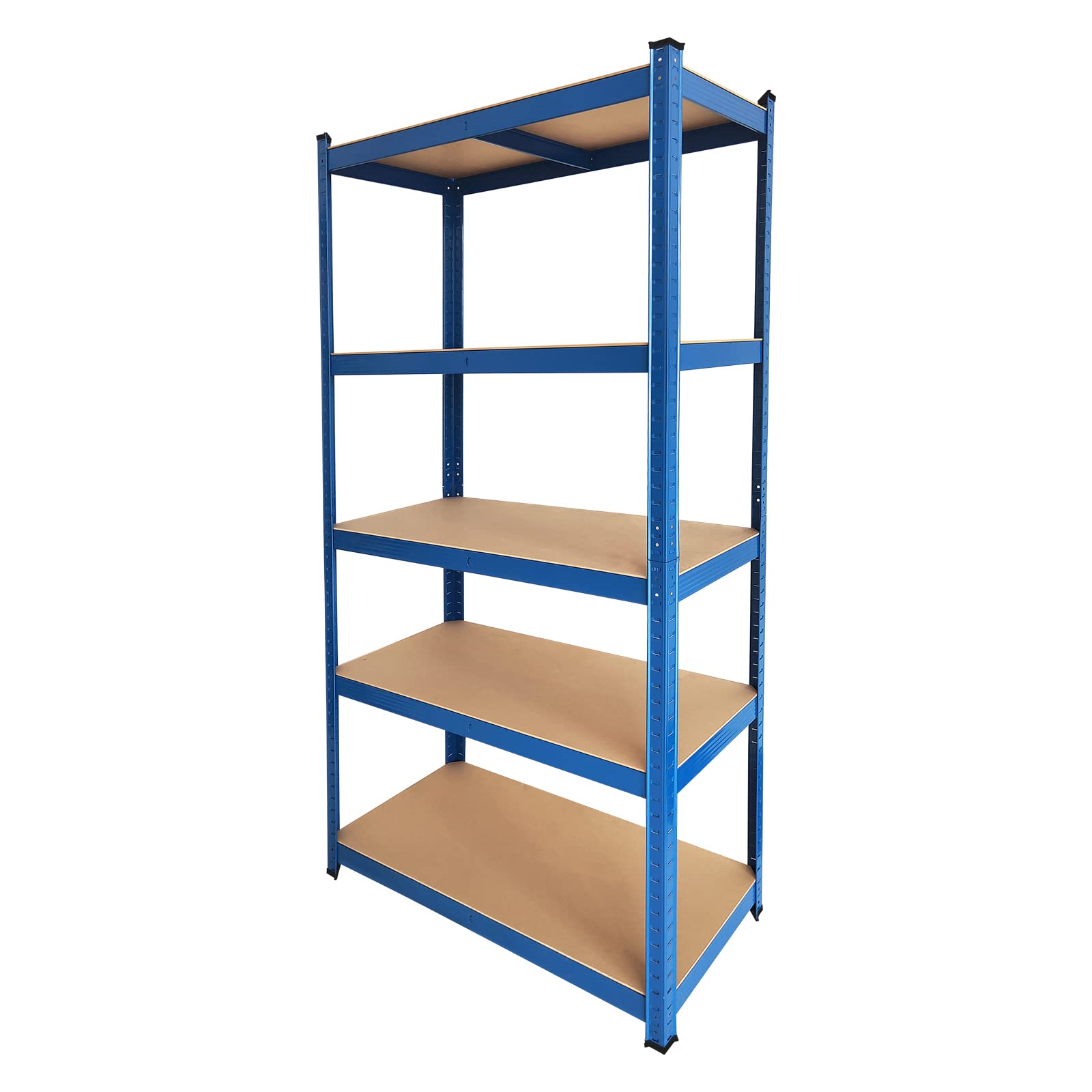 Blue - Garage Shelving Unit, Boltless Assembly 5 Tier Racking Shelf with Multi Use Garage Shelft with Capacity 175kg/Tier, 150x70x30cm Storage Shelves Prefer for Garden/Office/Shed/Shelving/Warehouse