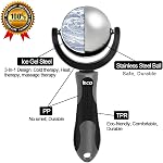 Cryosphère Cold Massage Roller Balle - Balle de massage pour froid & Soulagement de la chaleur, libération myofasciale, thérapie de pointe de déclenchement, noeuds musculaires - masseur de glace de tissu profond