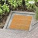 31.5x9.5in Heavy Duty Fiberglass Drain Grate - 3 Pack, Impact-Resistant, Non-Slip Outdoor Trench Cover, Molded Industrial Grating for Driveways, Yards, and Stair Treads