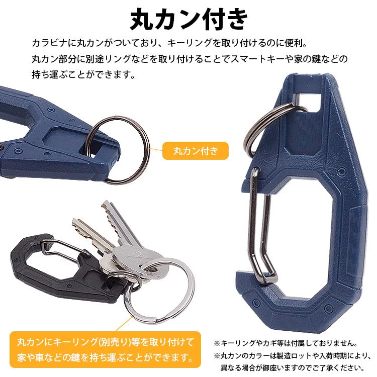 PBTarp5×8Ponchoman 初心者セット カラビナ アジャスター付き 楽天市場】S字カラビナ ロック付き 5個セット ミニカラビナ