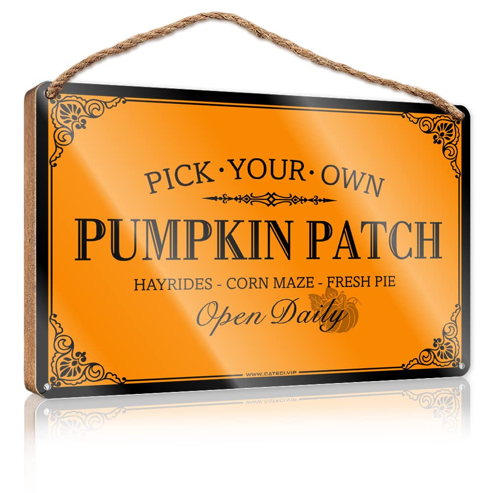 Dtha One Color Little Man Cave Wood Signs Fall Farmhouse Pumpkin Patch Wooden Sign 1 Work From Home Door Sign Patio Decorations Outdoor