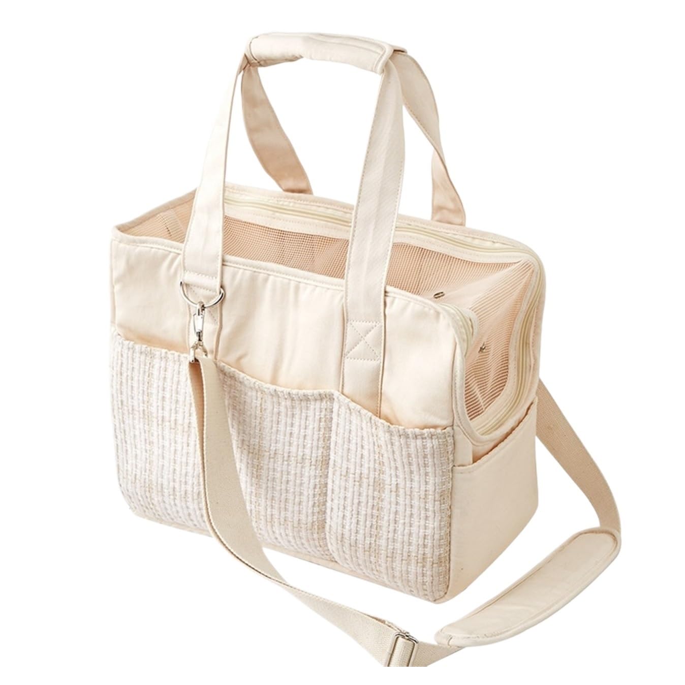 Transportín Perro Mochila De Lona Bolsa Para Gatos Perros Suministros De Viaje Para Transporte Al Aire Libre Mochila Para Gatos Suministros Para Mascotas Transportín Gato ( Color : Beige , Size : 38*3