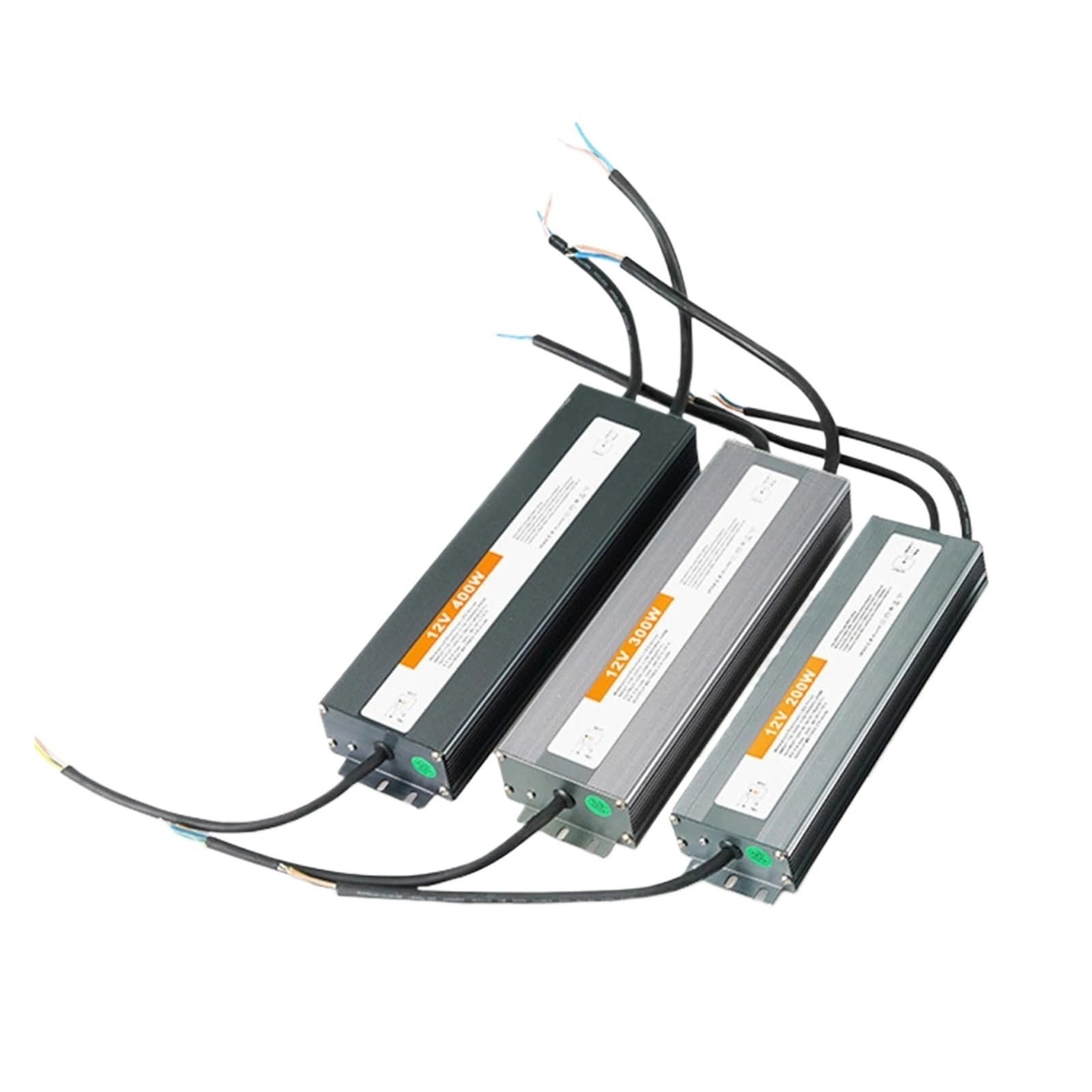 Trasformatore impermeabile IP67 AC 110 V/220 V a DC 12 V 24 V 100 W 200 W 300 W 400 W Alimentatore switching Alimentatore trasformatore LED(400W,12V)