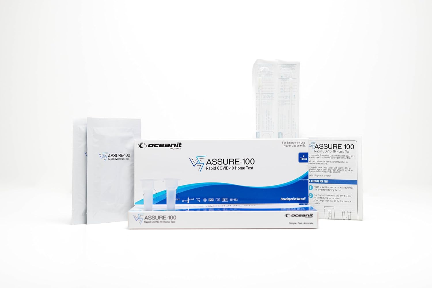 COVID-19 Rapid Antigen Home Test Kit, 6-Pack | FDA Authorized OTC at-Home Test with Nasal Swabs – Fast Results | Travel & Back-to-School Ready