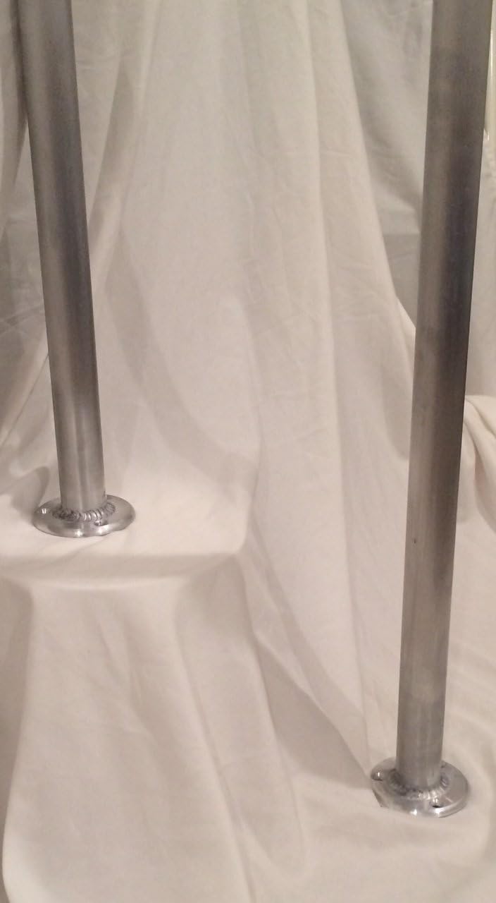 30" (H) x 13" (W) Aluminum Handrail - for 8" Steps/Stairs - Safety Grab Bar - Dock, Boat, Pool, Hot Tub, etc.