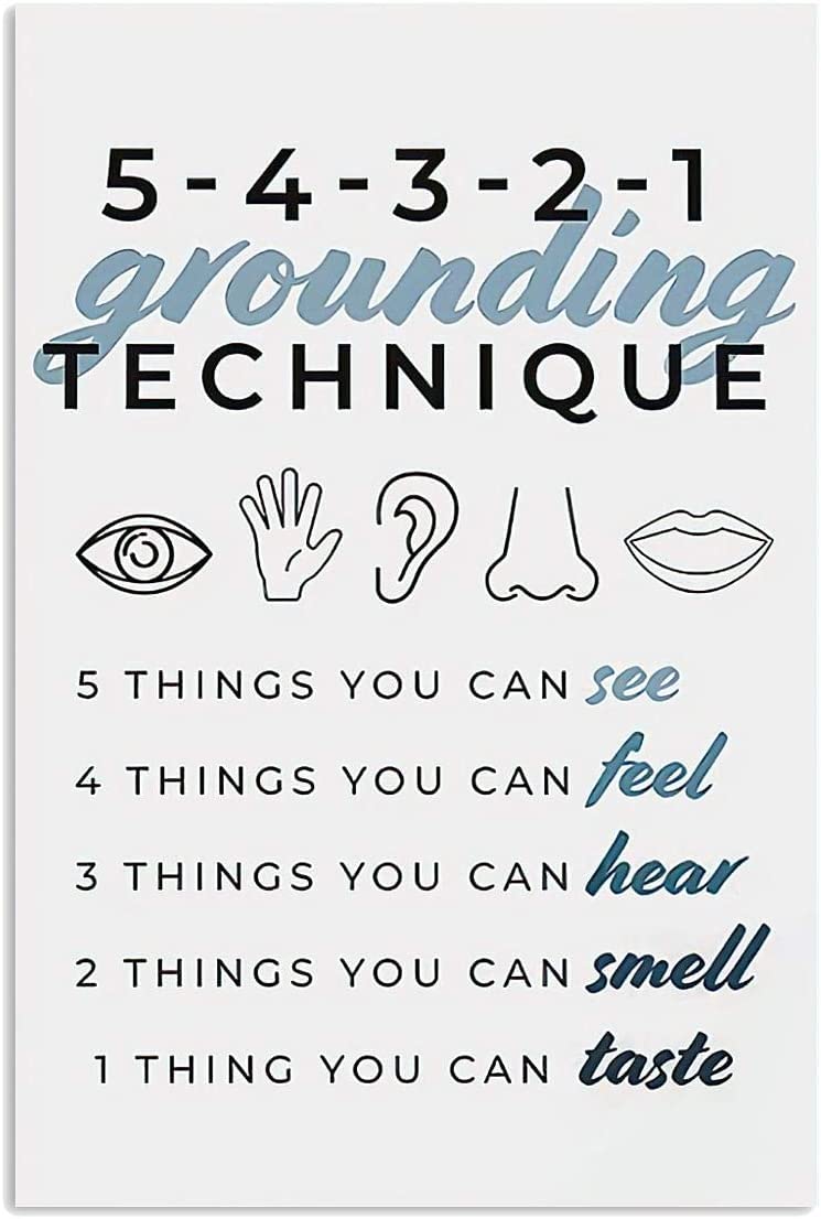 rayprint Grounding Technique Metal Signs Psychological Knowledge Tin Poster School Plaque Home Office Wall Decoration 12x16 Inches